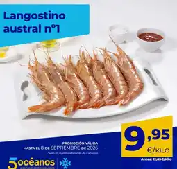 5 Océanos Austral - langostino no 1 oferta