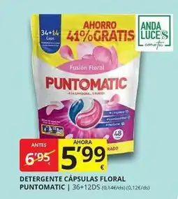 Supermercados MAS Mundo floral - detergente capsulas oferta