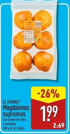 ALDI Horno de oro - magdalenas supremas oferta