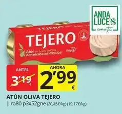Supermercados MAS Tejero - atun oliva oferta