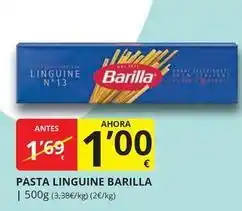 Supermercados MAS Barilla - pasta linguine oferta