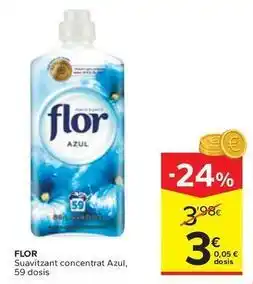 Caprabo Flor - suavitzant concentrat azul oferta