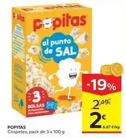 Caprabo Popitas - crispetes oferta