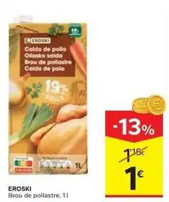 Caprabo Eroski - brou de pollastre oferta