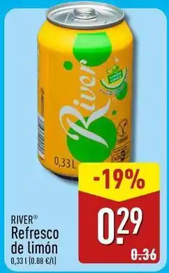 ALDI River - refresco de limon oferta