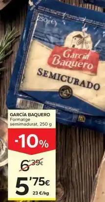 Caprabo García baquero - formatge semimadurat oferta