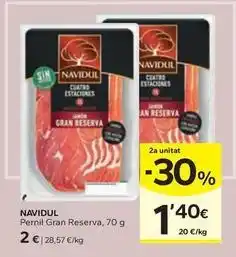 Caprabo Navidul - pernil gran reserva oferta
