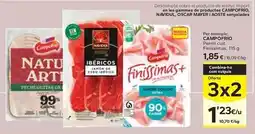 Caprabo Campofrio/navidul/oscar mayer/aoste - en les gammes de productes oferta