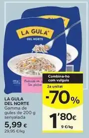 Caprabo La gula del norte - gamma de gules oferta