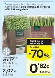 Caprabo Verleal - pèsols fins oferta