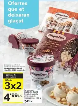 Caprabo Häagen-dazs - gelat de vainilla amb nous de macadamia oferta