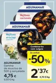 Caprabo Aguinamar - gamma de musclos oferta