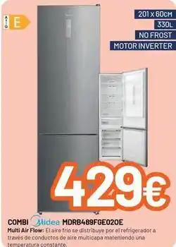 MegaHogar Midea - combi no frost mdrb489fge02oe oferta