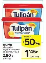 Caprabo Tulipán - margarina vegetal sense oli de palma oferta