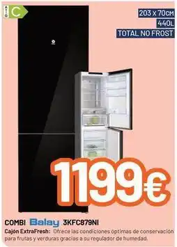 MegaHogar Balay - combi total no frost 3kfc879ni oferta