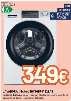 MegaHogar Haier - lavadora hw90bp14929as oferta