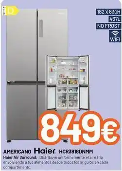 MegaHogar Haier - americano hcr3818dnmm oferta
