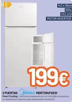 MegaHogar Midea - 2 puertas mdrt294fge01 oferta