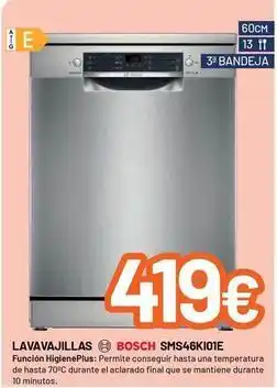 MegaHogar Bosch - lavavajillas sms46ki01e oferta