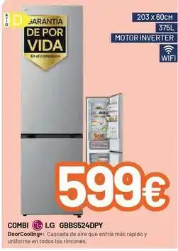 MegaHogar Lg - combi gbbs524dpy oferta