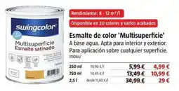 Bauhaus Swingcolor - esmalte de color 'multisuperficie' oferta