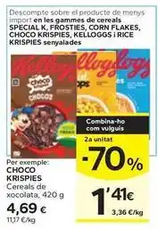 Caprabo Kellogg's - choco krispies oferta