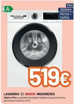 MegaHogar Bosch - lavadora wgg256z1es oferta