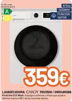 MegaHogar Candy - lavasecadora gwd485sb8 oferta