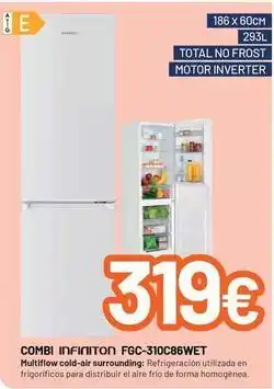 MegaHogar Infinition - combi total no frost fgc-310c86wet oferta