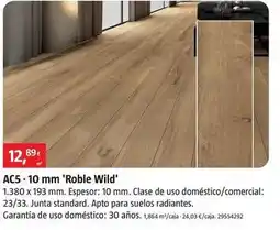 Bauhaus Ac5 'roble wild' oferta