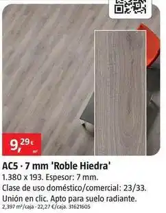 Bauhaus Ac5 'roble hiedra' oferta