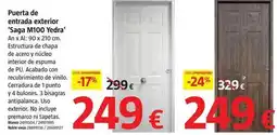 Bauhaus Puerta de entrada exterior 'saga m100 yedra' oferta