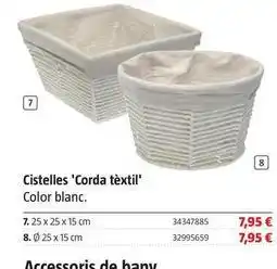 Bauhaus Les corda textil blanc oferta
