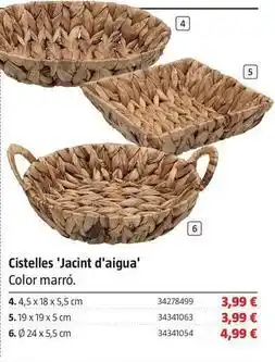Bauhaus Cistelles jacint d'aigua oferta
