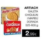 Plusfresc Artiach - galleta chiquilin i marbu dorada oferta