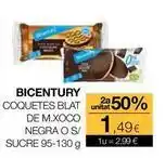 Plusfresc Bicentury - coquetes blat de m.xoco negra o s/ sucre oferta