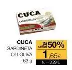 Plusfresc Cuca - sardineta oli oliva oferta