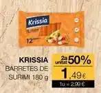 Plusfresc Krissia - barretes de surimi oferta