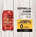 Plusfresc Estrella damm - cervesa oferta