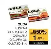 Plusfresc Cuca - tonyina clara salsa catalana o clara oli oliva oferta