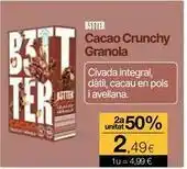 Plusfresc Bitter kas - cacao crunchy granola oferta