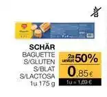 Plusfresc Schär - baguette s/gluten s/blat s/lactosa oferta