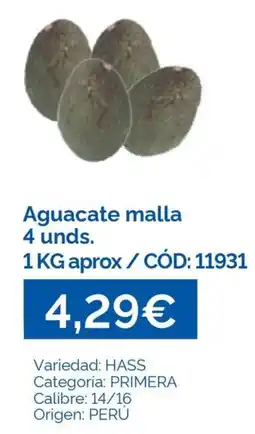 Dialsur Cash & Carry Aguacate malla oferta