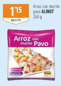 Supermercados Deza Alinut arroz con mucho pavo oferta