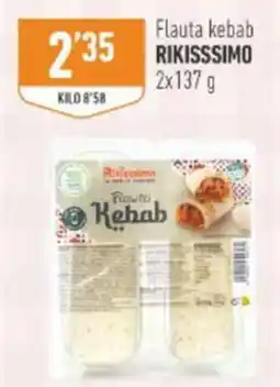 Supermercados Deza Rikissimo flauta kebab oferta