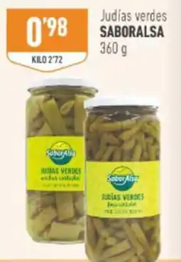 Supermercados Deza SaborAlisa judías verdes oferta