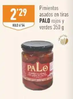 Supermercados Deza Palo pimientos asados en tiras rojos y verdes oferta