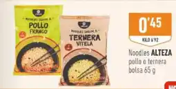Supermercados Deza Noodles alteza pollo o ternera oferta