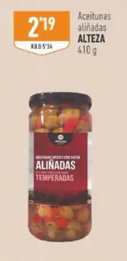 Supermercados Deza Alteza aceitunas aliñadas oferta