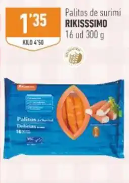 Supermercados Deza Rikissimo palitos de surimi oferta